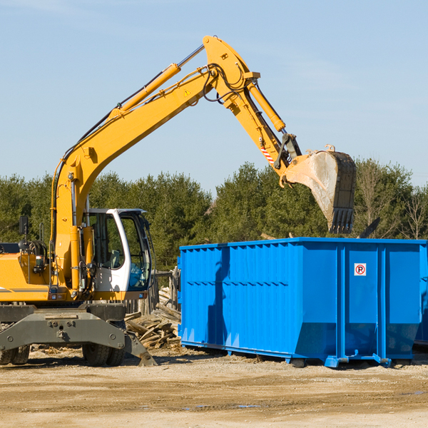 are there any restrictions on where a residential dumpster can be placed in White Rock